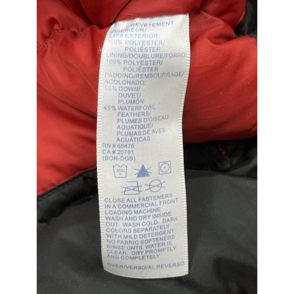 Tommy Hilfiger Black Puffer Jacket Juniors XL White Tag Early to Mid 00's - Picture 7 of 11